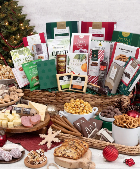 Jumbo Christmas Snack Gift Basket - National Delivery