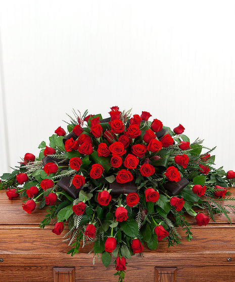 Rose Garden Casket Cover