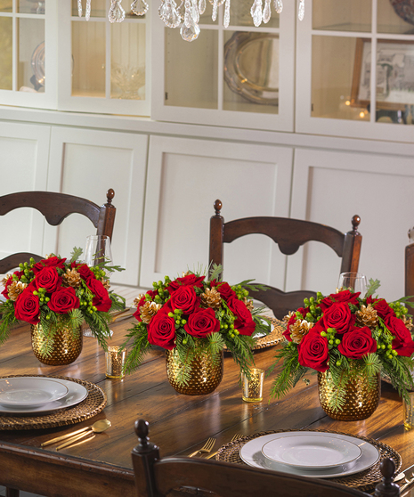 Christmas Delight Centerpieces