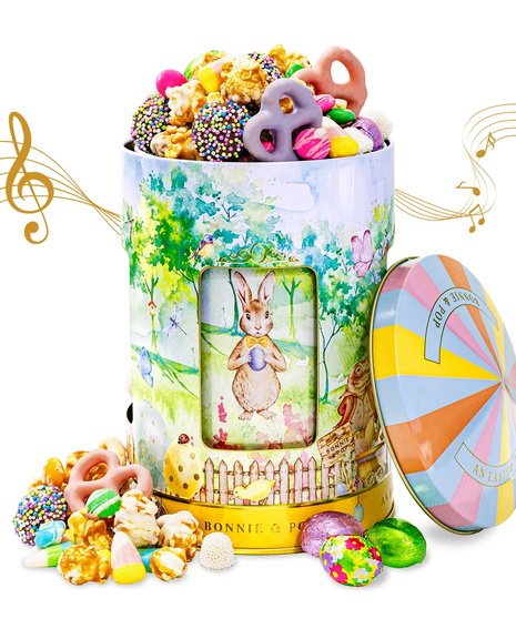 Musical Easter Carousel Candy Gift Tin