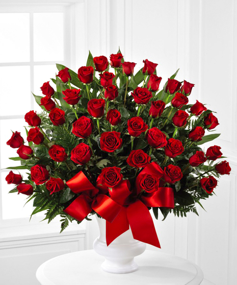 Everlasting Memory Rose Garden Pedestal