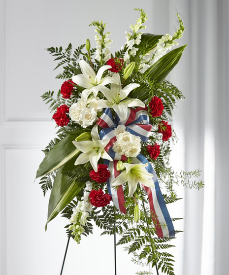 The Patriot Garden Sympathy Spray