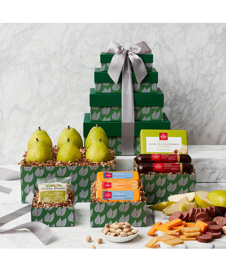 Fancy and Fresh Gourmet Gift Tower - National Delivery