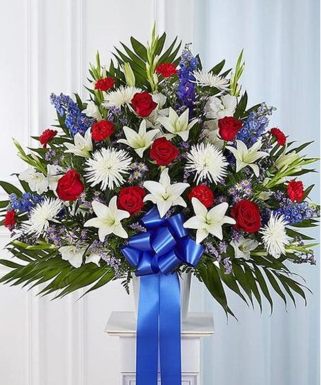 American Patriot Sympathy Basket