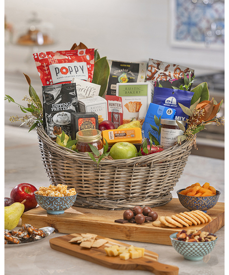 Gourmet Gift Basket and Fruit Sampler