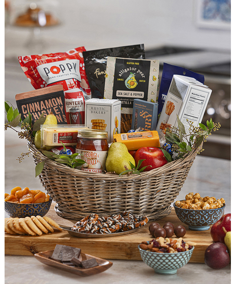 Gourmet Gift Basket and Fruit Sampler