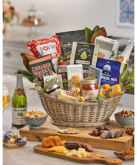 Gourmet Gift Baskets available in three sizes