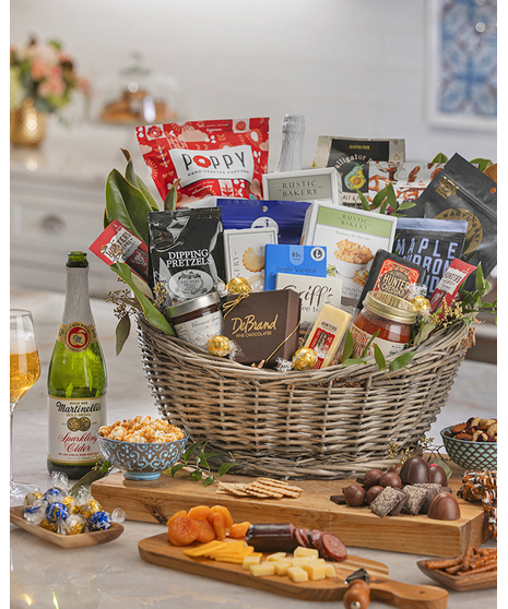Gourmet Gift Baskets available in three sizes
