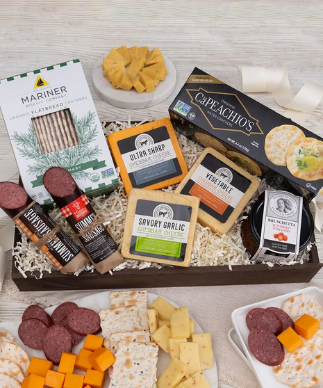 Deluxe Gourmet Meat & Cheese Sampler - National Delivery