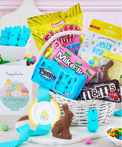 Classic Easter Bunny Gift Basket