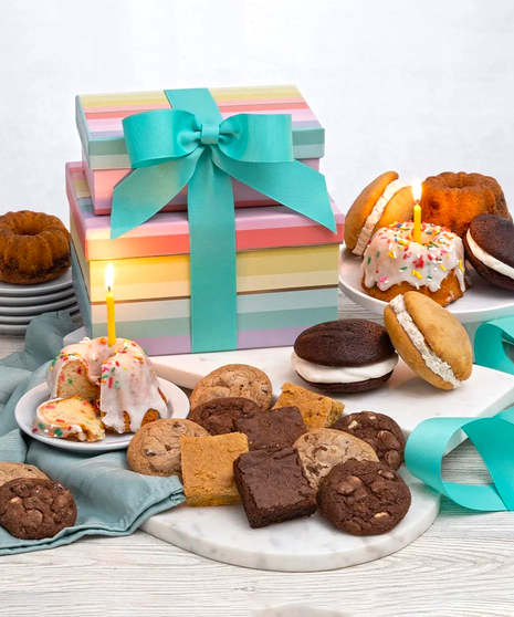 Baked Goods and Bundt Cakes Gift Tower