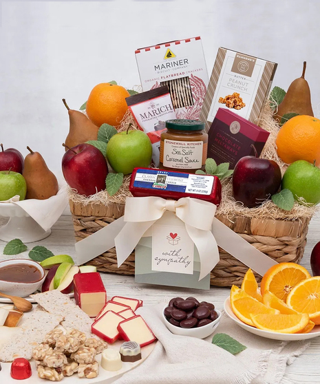Sympathy Fruit Basket 