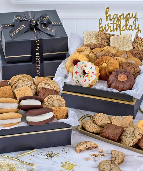 Happy Birthday Bakery Gift Tower Premium