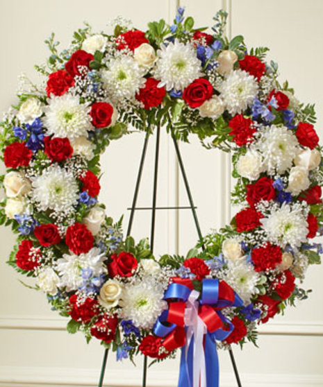 American Patriot Sympathy Wreath