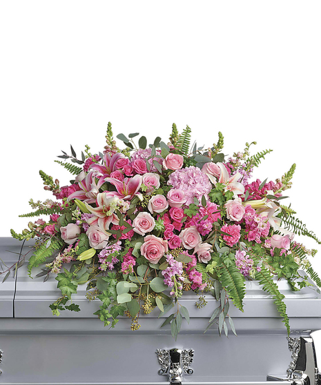 Beautiful Memories Garden Casket Spray