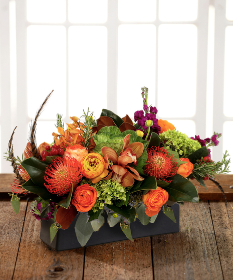 Autumn Bonfire Table Centerpiece