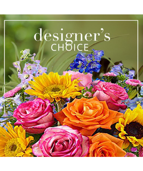 Bright and Cheery Flower Arrangement - Designer's Choice