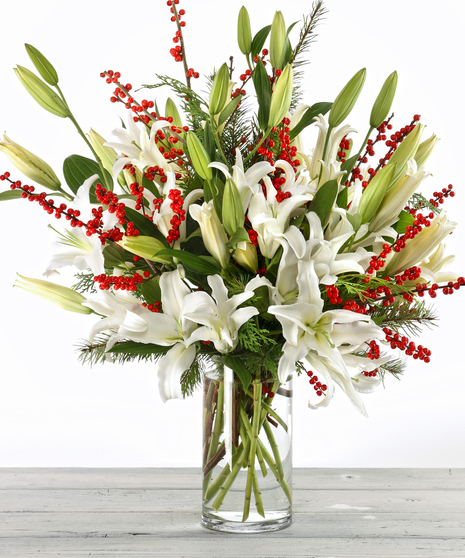 Christmas White Mountain Lilies