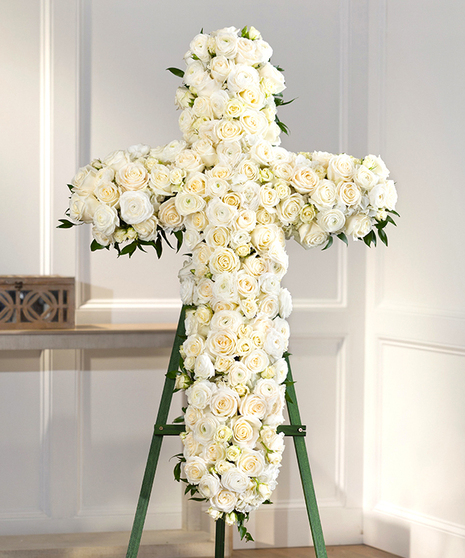 The Elegance Rose Sympathy Cross