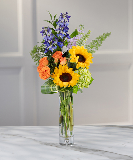 Vibrant Summer Favorites Bunch Vase