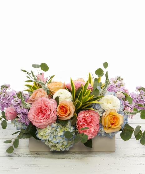 Spring Garden Table Centerpiece - Long & Low