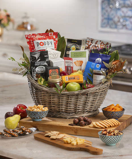 Gourmet Gift Basket and Fruit Sampler