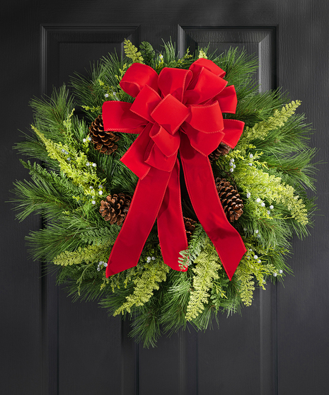 Permanent Christmas Wreaths