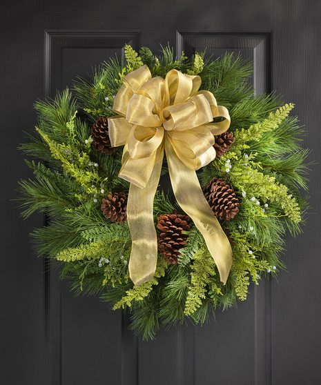 Permanent Christmas Wreaths
