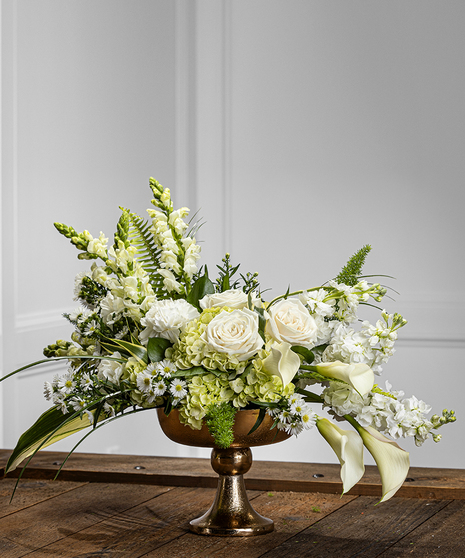 White Contemporary Pedestal