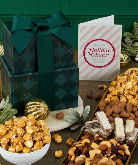 Happy Holidays Snack Gift Box - National Delivery