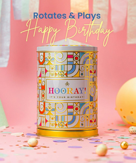 Happy Birthday Sweet Treats Gift Tin - New York Confections