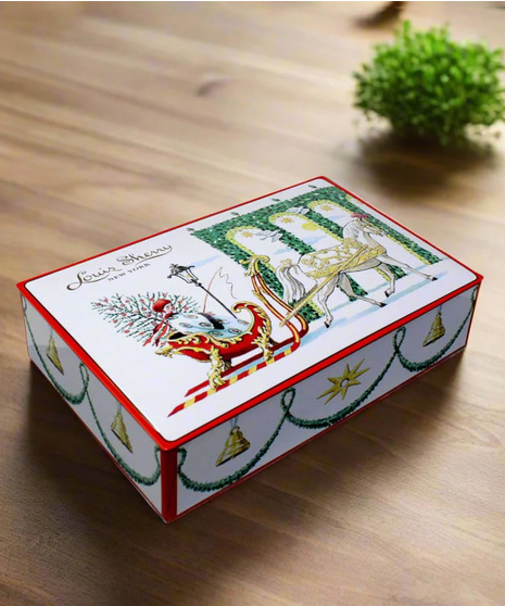 Louis Sherry Chocolate Truffles - Winter Sleigh Gift Tin