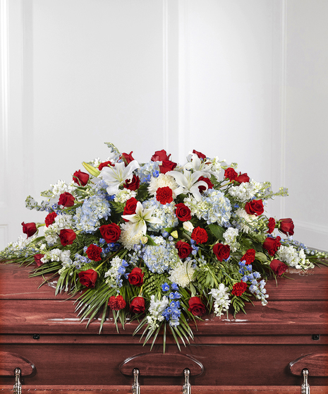 American Patriot Casket Cover
