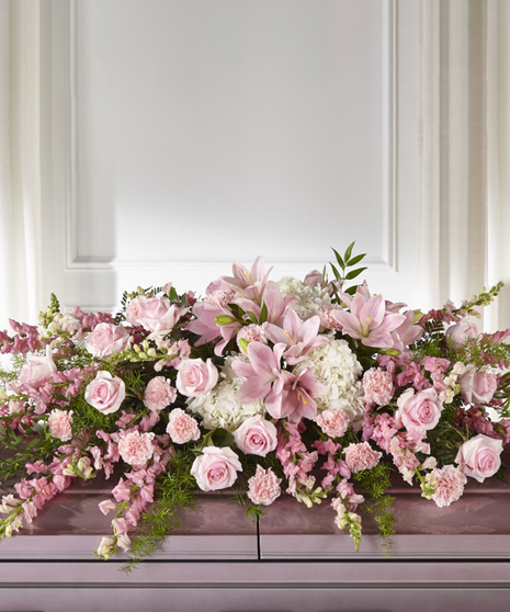 Life & Remembrance Garden Casket Spray