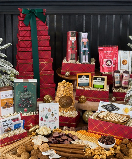 Season's Greetings Gift Tower - National Delivery