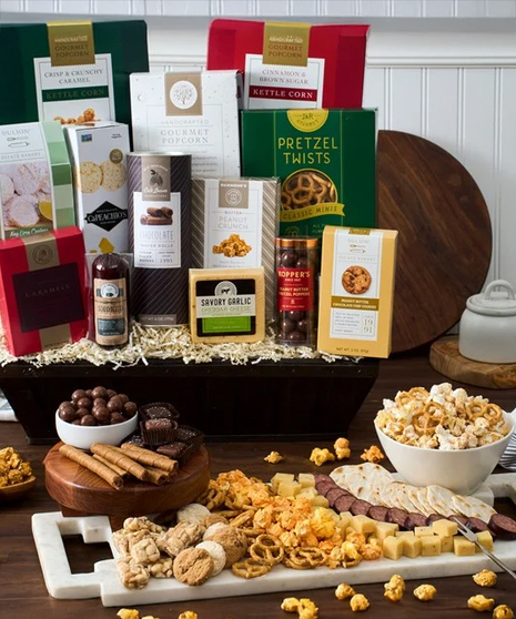 Deluxe Snack & Chocolate Gift Basket - National Delivery