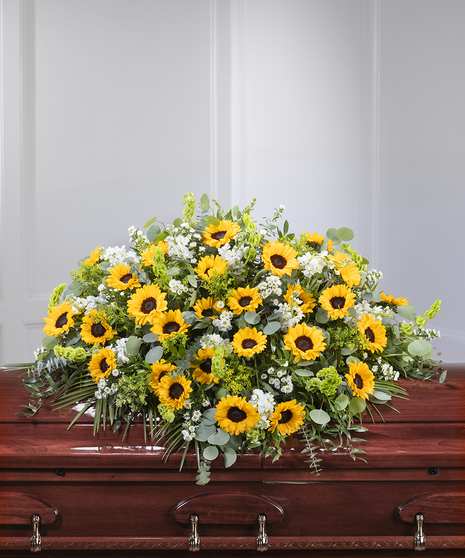 Sunflower Garden Casket Cover