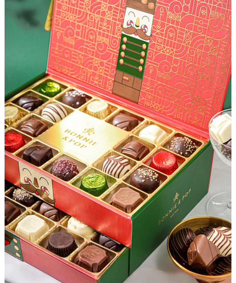 Two-tier Belgium Truffle Gift Box - New York Confections