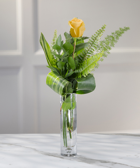 Yellow Rose Budvases