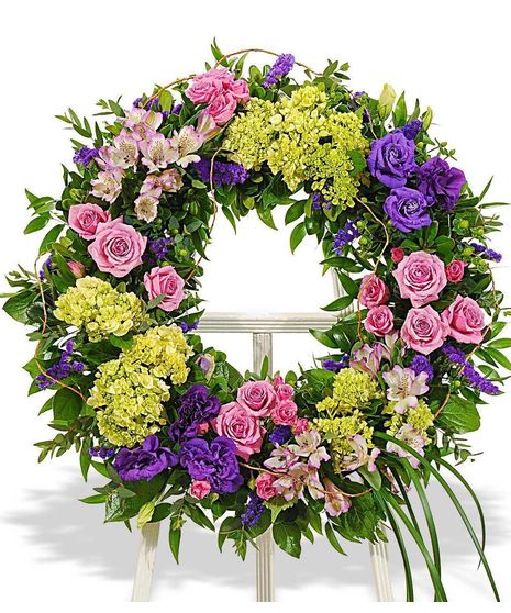 Funeral Flower Wreath, Florist Delivery, Carithers Flowers Atlanta