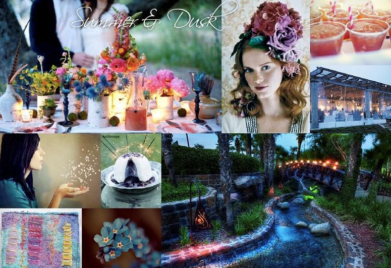 Carithers Wedding and Events Summer Dusk Palette and Styles